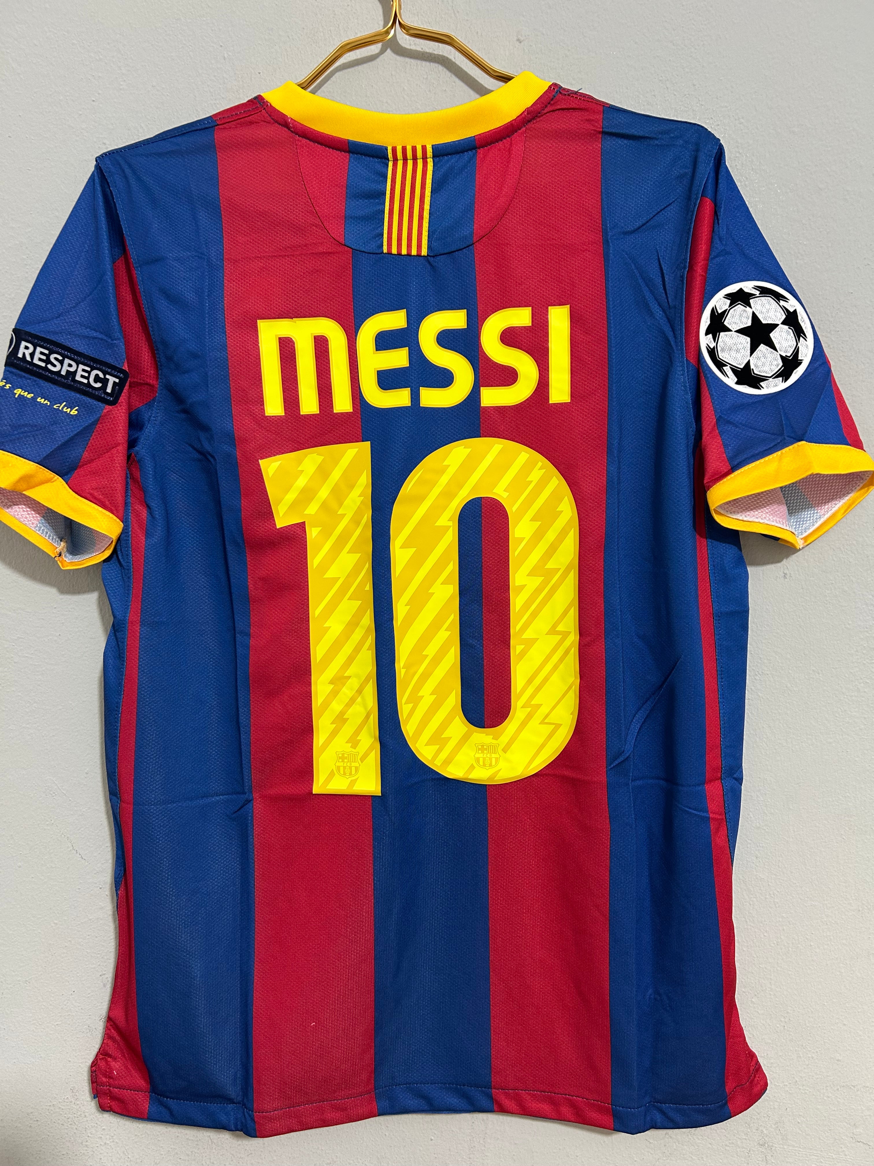 CAMISETA DEL FC BARCELONA 2010/2011 HOME (EDICION FINAL DE CHAMPIONS LEAGUE)