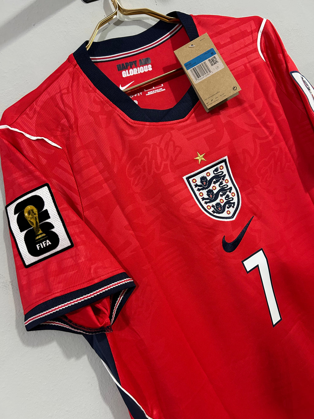 CAMISETA DE LA SELECCIÓN DE INGLATERRA 2026 VISITANTE