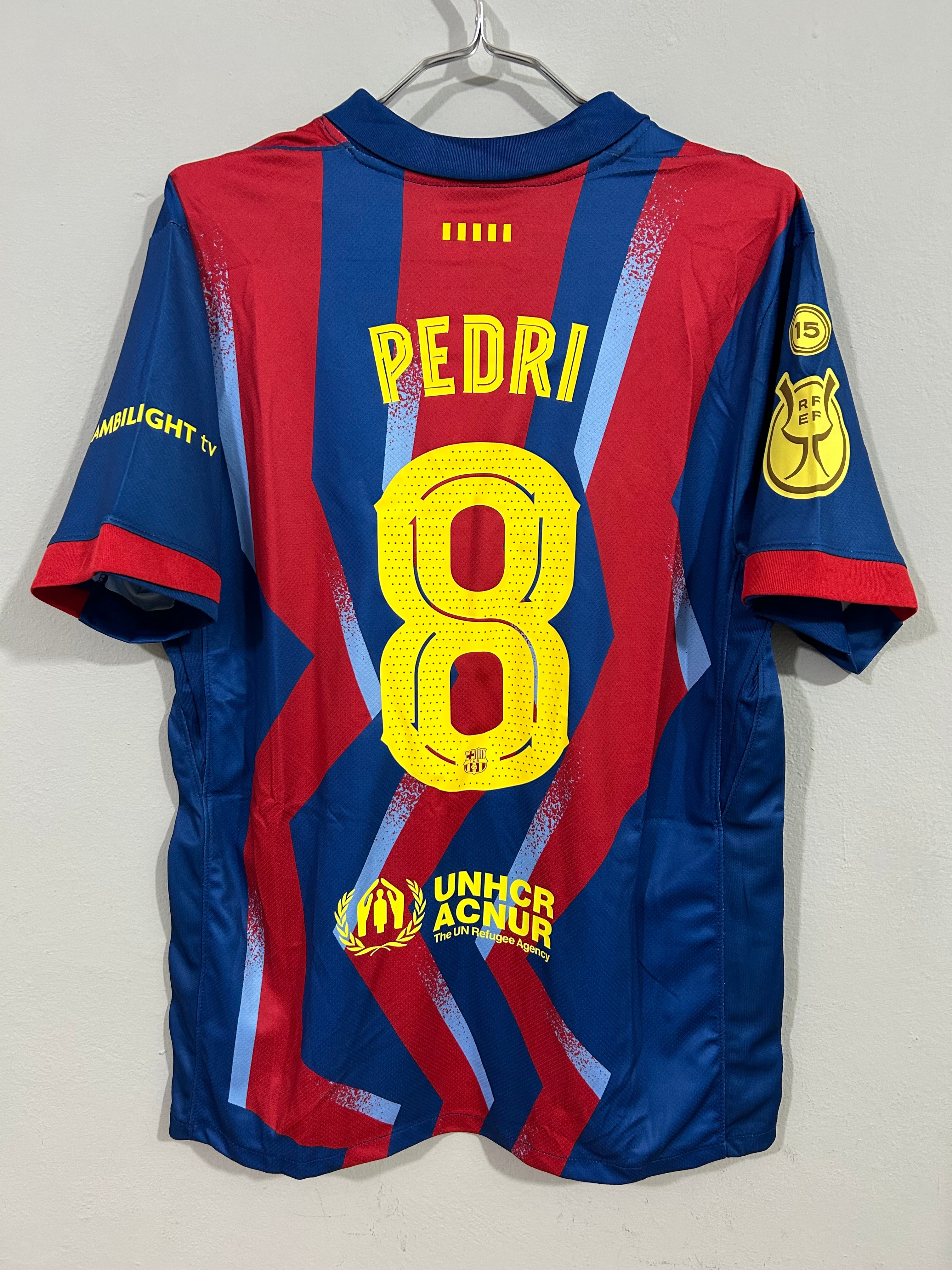 CAMISETA DEL BARCELONA 25/26 4ta EQUIPACIÓN EDICIÓN SUPERCOPA DE ESPAÑA VERSIÓN FAN