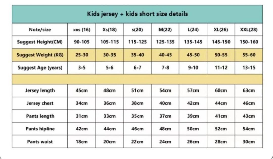 CONJUNTOS PARA NIÑOS DE 3 A 15 AÑOS DE PORTUGAL 2026 AWAY