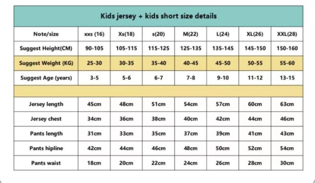 CONJUNTOS PARA NIÑOS DE 3 A 15 AÑOS DE ARGENTINA 2026 HOME