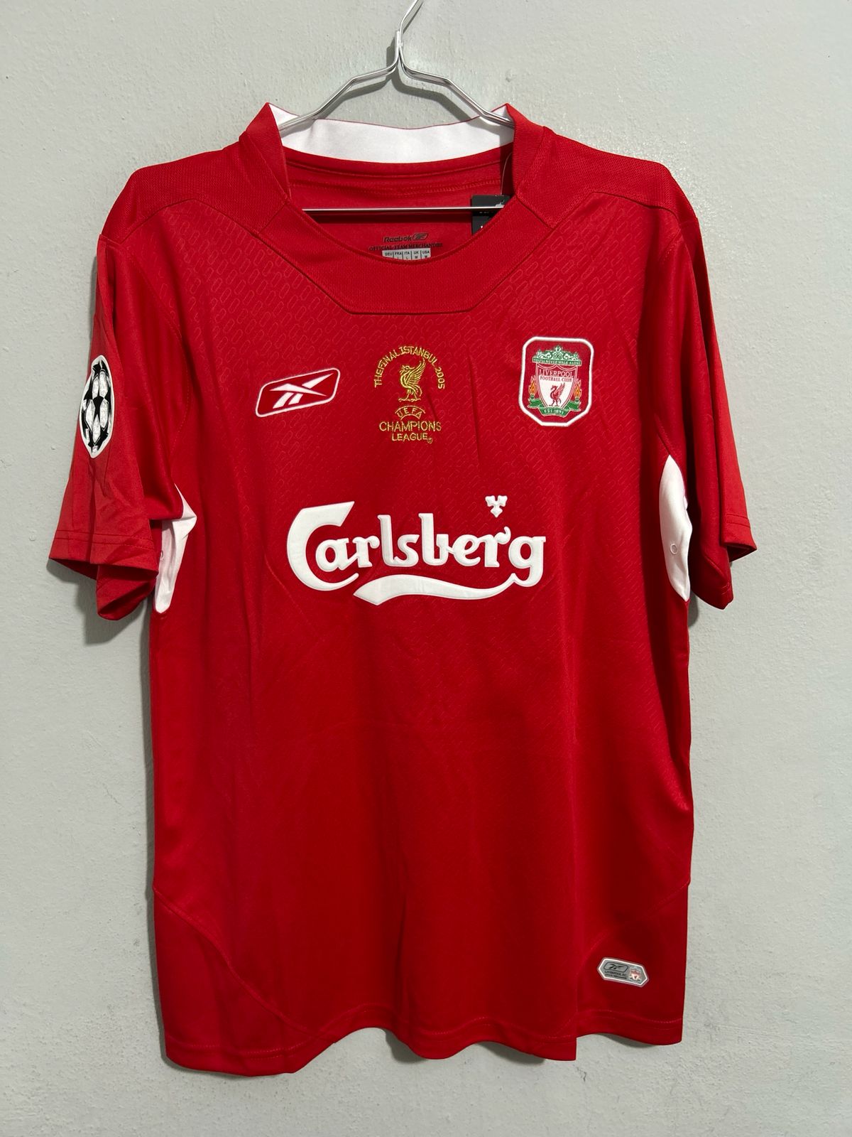 CAMISETA DEL LIVERPOOL 2004/2005 HOME EDICION CHAMPIONS LEAGUE