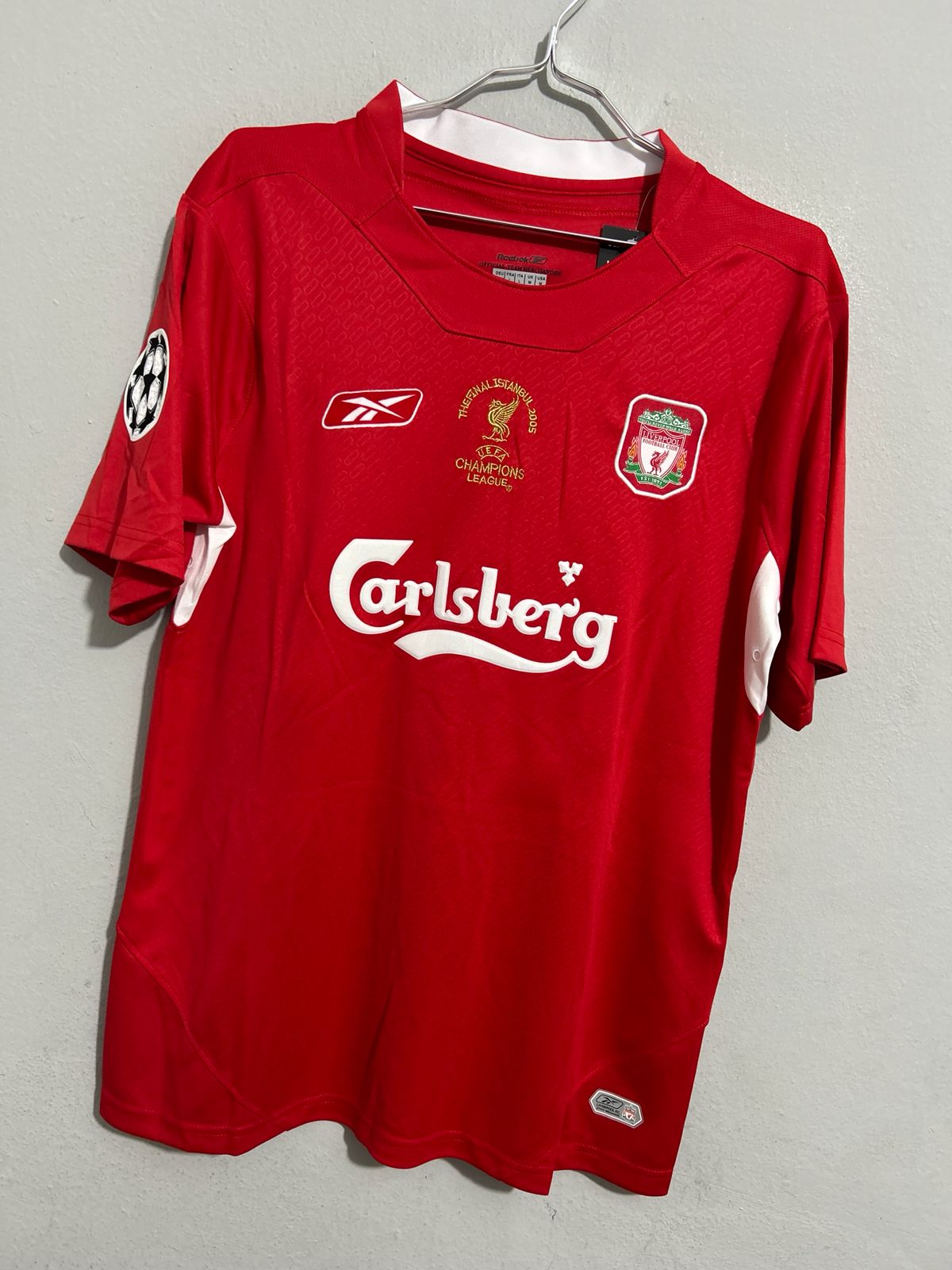 CAMISETA DEL LIVERPOOL 2004/2005 HOME EDICION CHAMPIONS LEAGUE