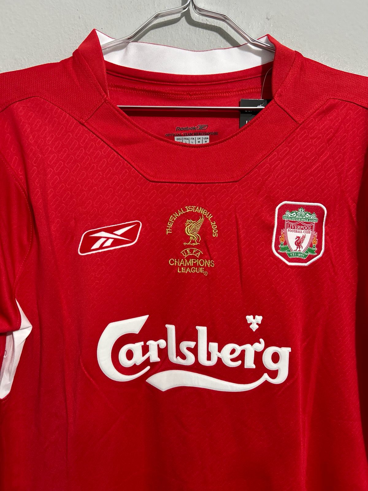 CAMISETA DEL LIVERPOOL 2004/2005 HOME EDICION CHAMPIONS LEAGUE