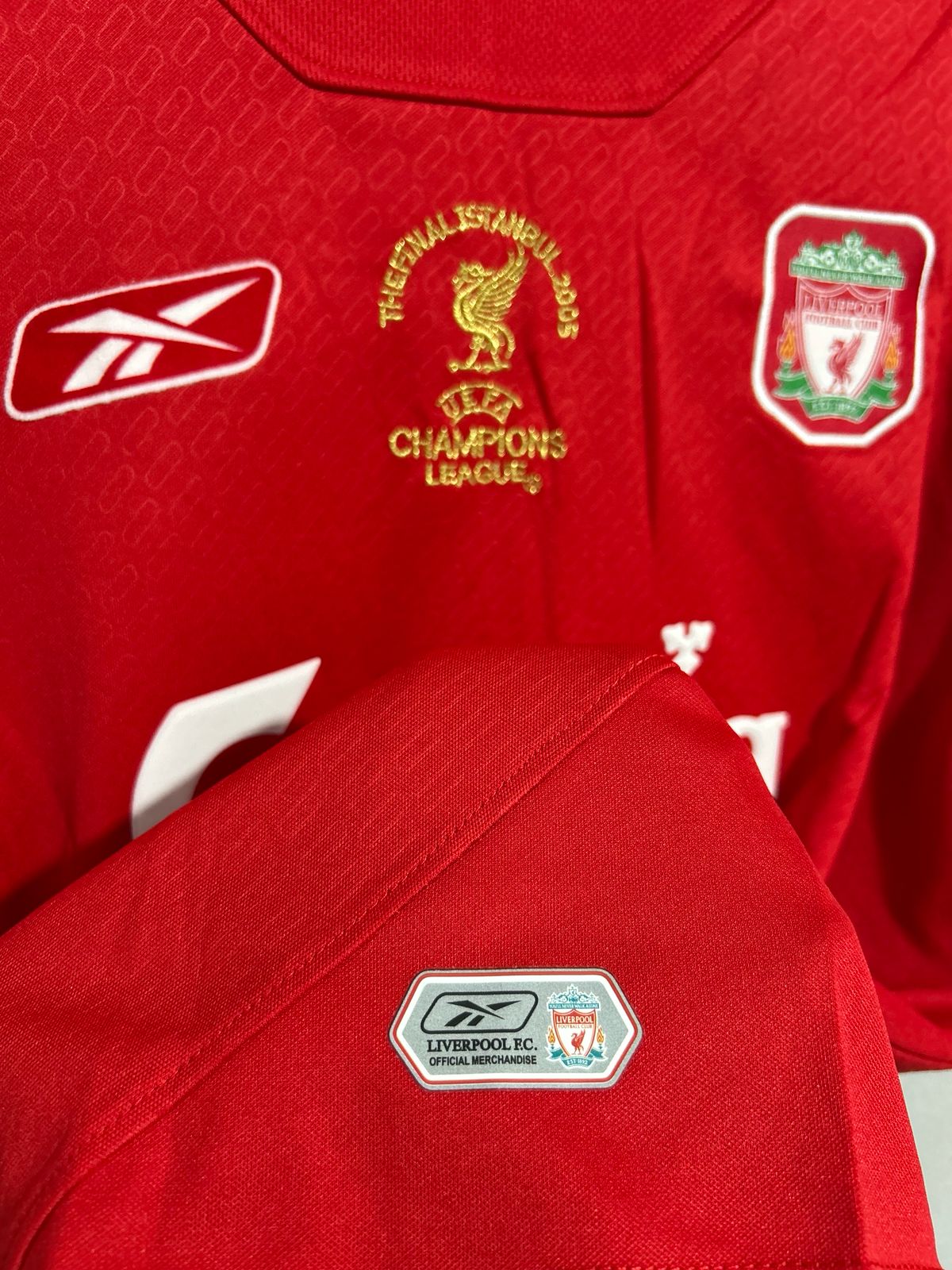 CAMISETA DEL LIVERPOOL 2004/2005 HOME EDICION CHAMPIONS LEAGUE