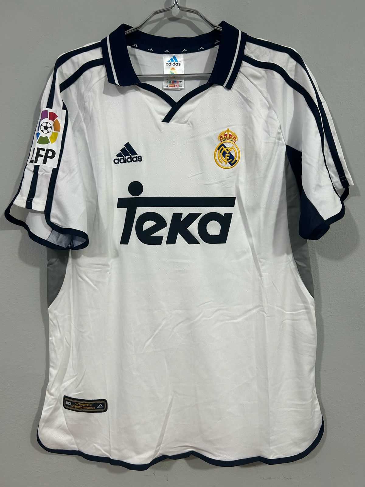 CAMISETA DEL REAL MADRID 2000/2001 HOME