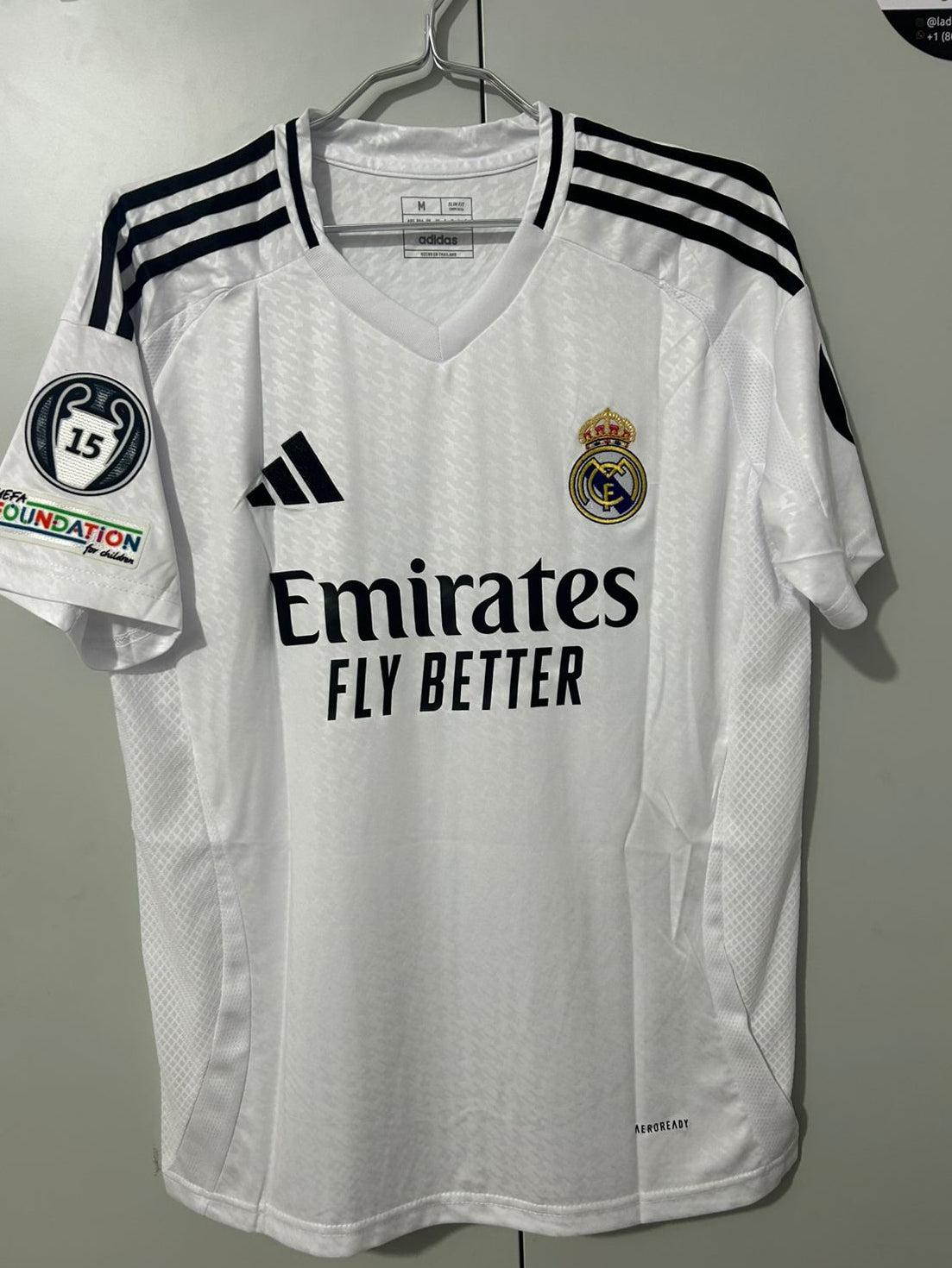 CAMISETA DEL REAL MADRID 2024/2025 HOME VERSION FAN