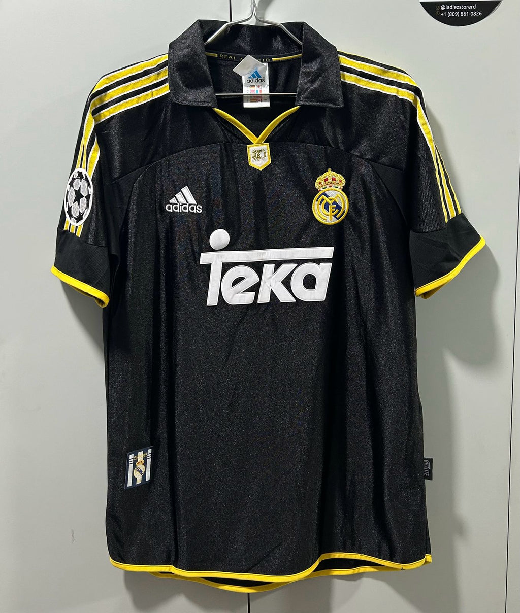 CAMISETA DEL REAL MADRID 1999/2000 AWAY NEGRA