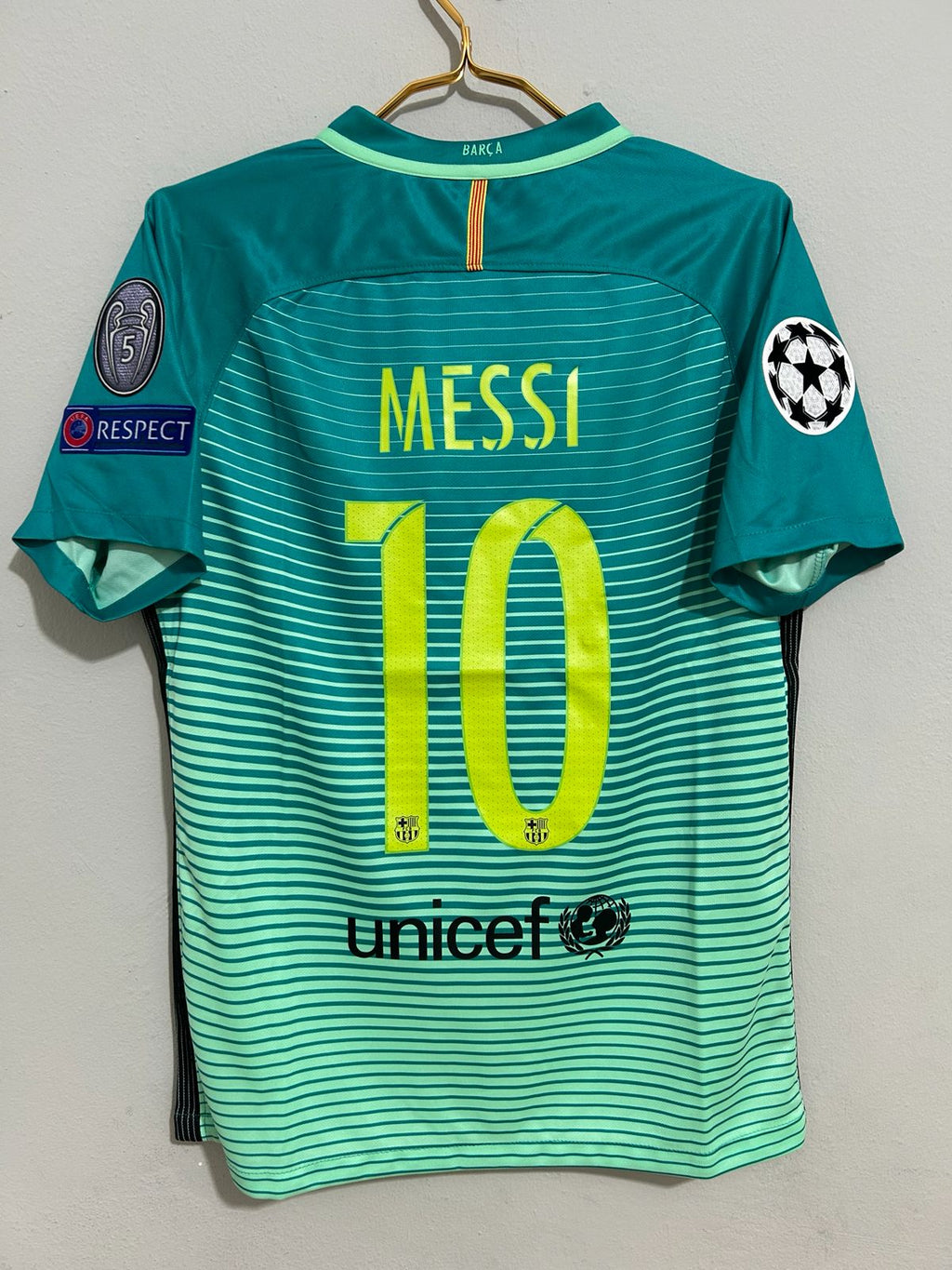 CAMISETA DEL BARCELONA 2017/2018 TERCERA EQUIPACION
